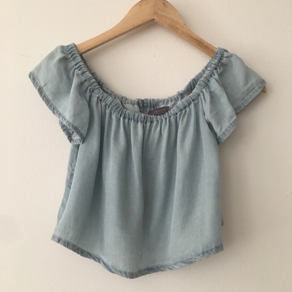 Kendall & Kylie Tops - Kendall & Kylie Tencil Off Shoulder Top